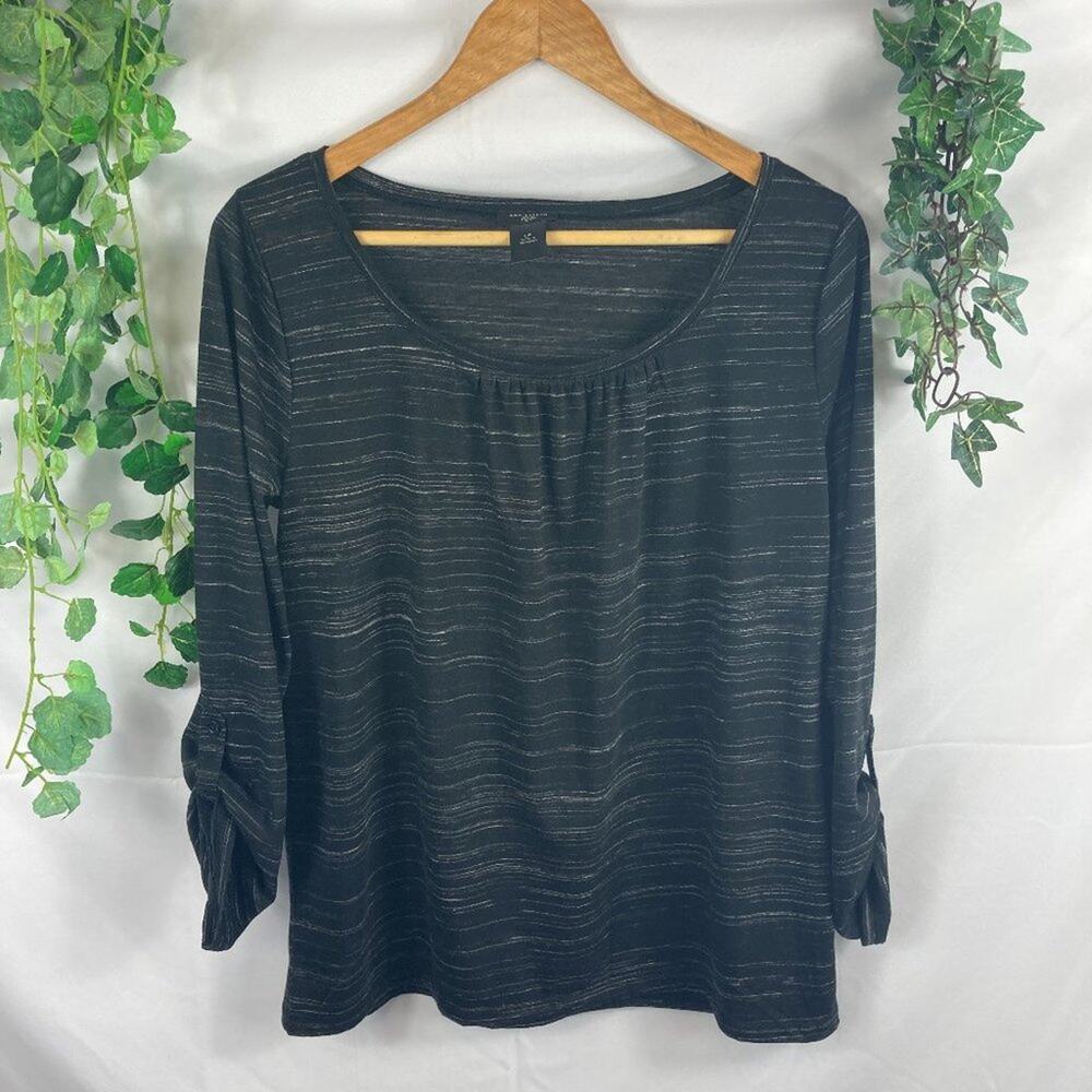 Ann Taylor Striped Lounge Top LP
